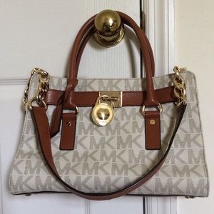 Michael Kors 💯 Authentic Purse Tote Vanilla